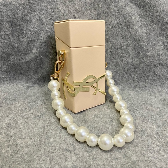 Yves Saint Laurent Libre Perfume Box Converted Bag Beige - Picture 3 of 15
